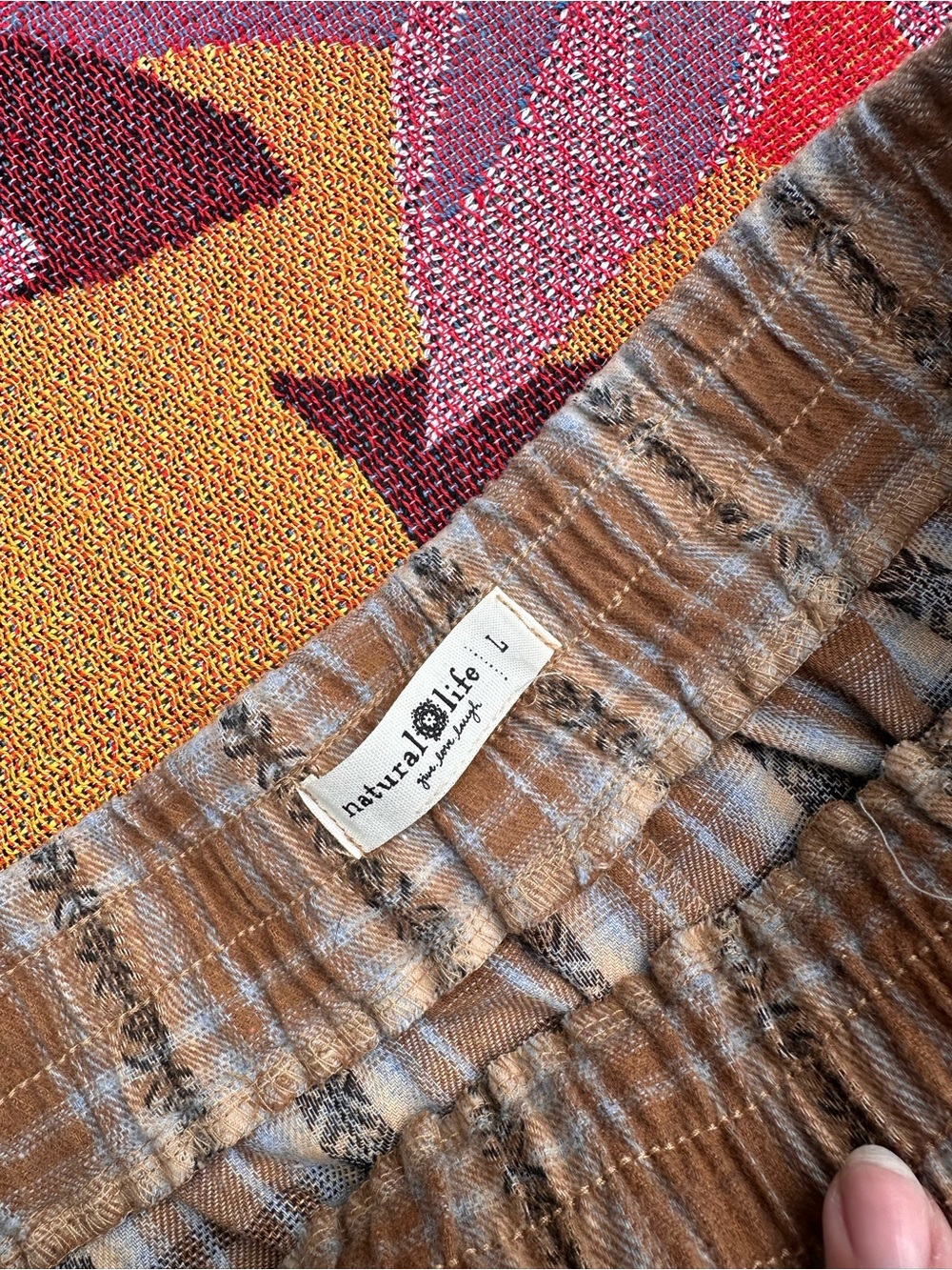 Natural Life Beckett Flannel Pants - Picture 4 of 5